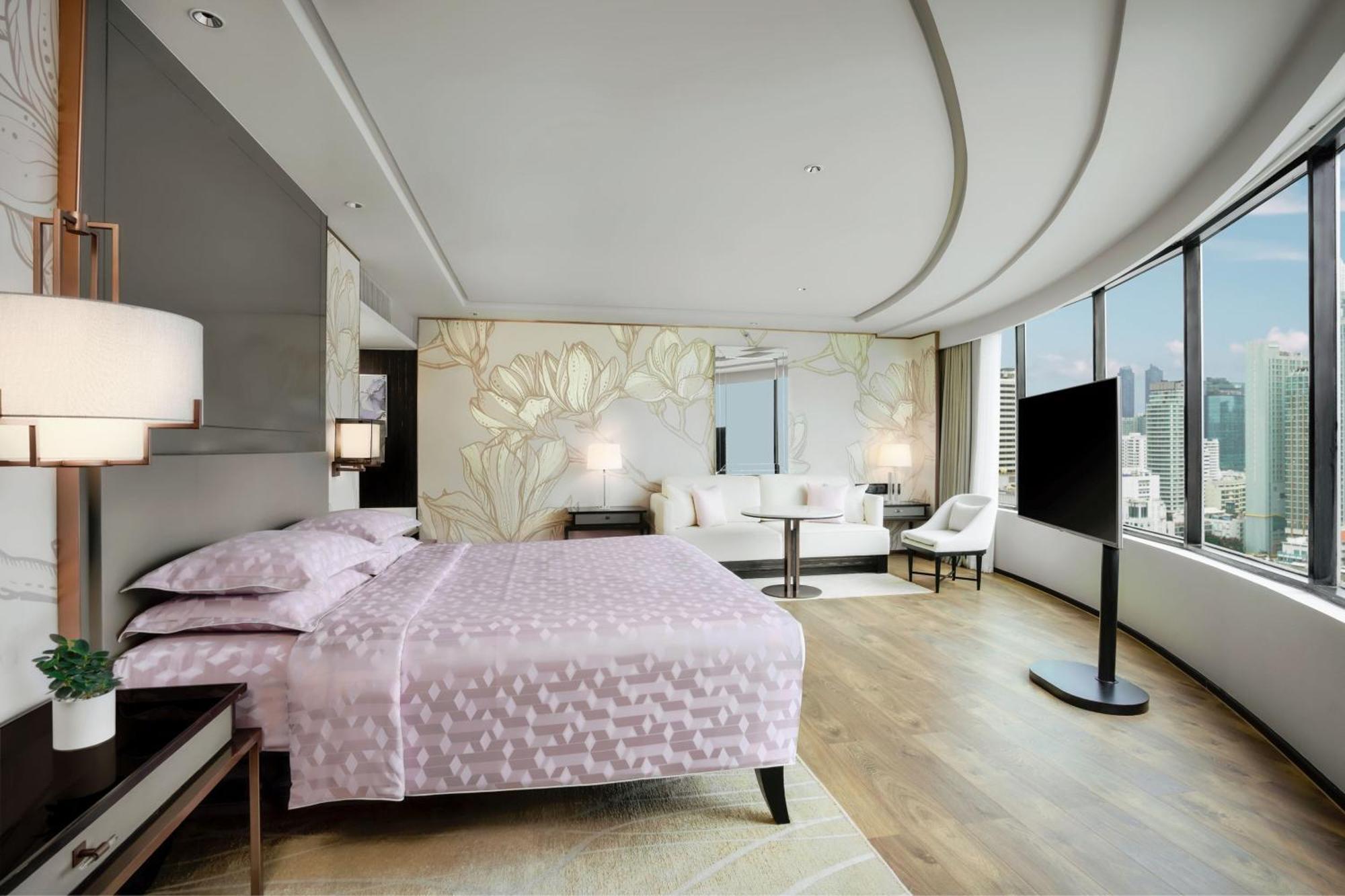 Jw Marriott Hotel Μπανγκόκ Εξωτερικό φωτογραφία A bedroom at the hotel